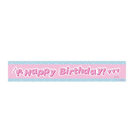 Barbie Birthday Party Banner 1.8 metres | Party Save Smile
