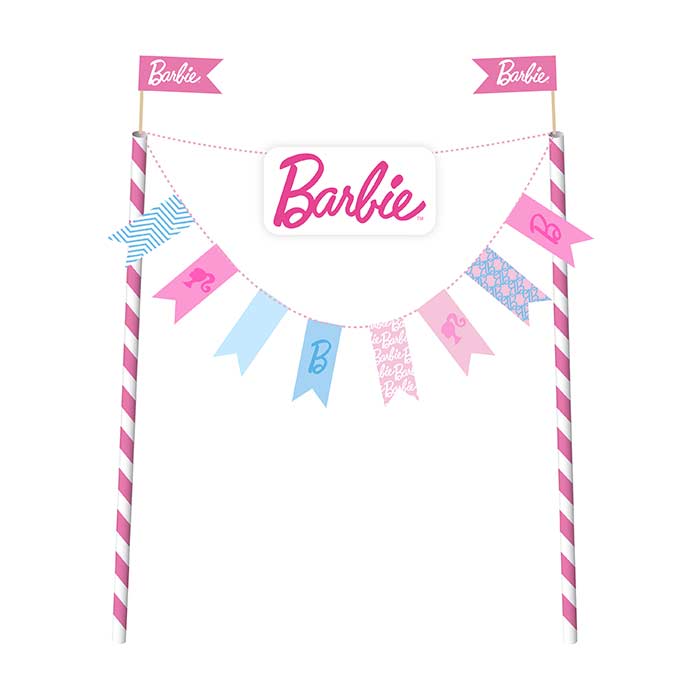 Barbie Cake Topper Bunting Decoration | Party Save Smile