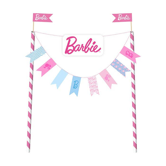 Barbie Cake Topper Bunting Decoration | Party Save Smile