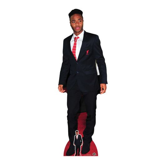 Raheem Sterling Cardboard Cutout Footballer Height 172cm Lifesize With Mini