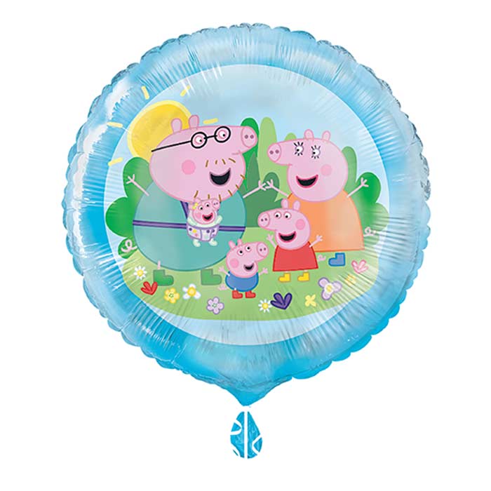 Peppa Pig Family Foil Balloon 18 inches | Party Save Smile
