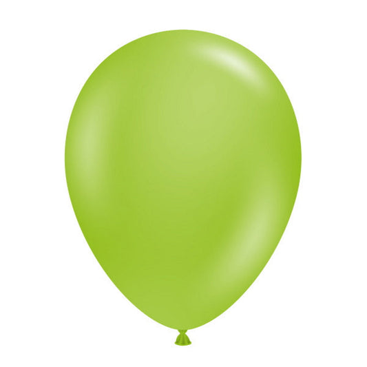 Tuftex Lime Green Latex Balloons 11 inches | Party Save Smile