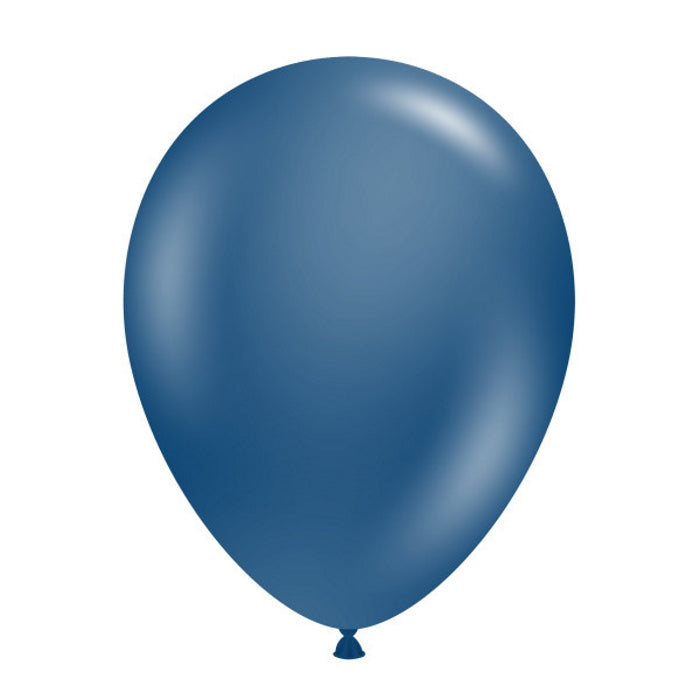 Tuftex Navy Blue Latex Balloons 11 inches | Party Save Smile