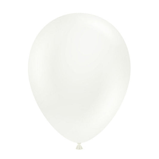 Tuftex White Latex Balloons 11 inches | Party Save Smile