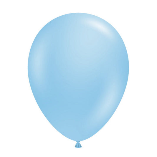 Tuftex Baby Blue Latex Balloons 11 inches | Party Save Smile