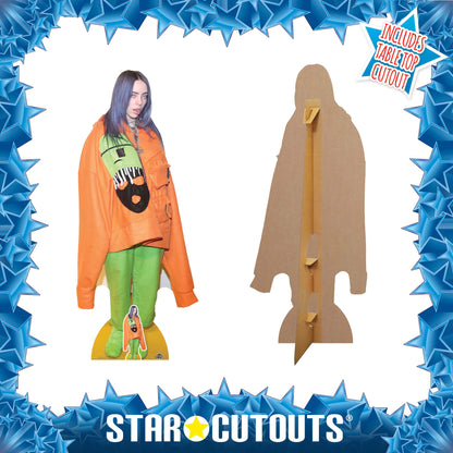 Billie Eilish Cardboard Cutout Tongue Out Height 163cm Life Size With Mini