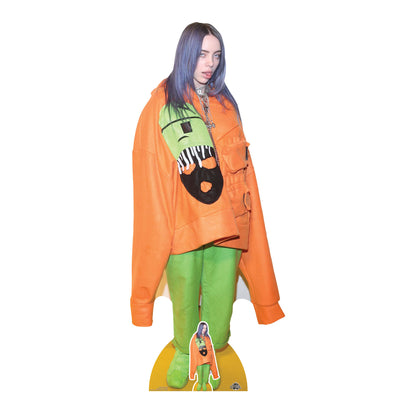 Billie Eilish Cardboard Cutout Tongue Out Height 163cm Life Size With Mini