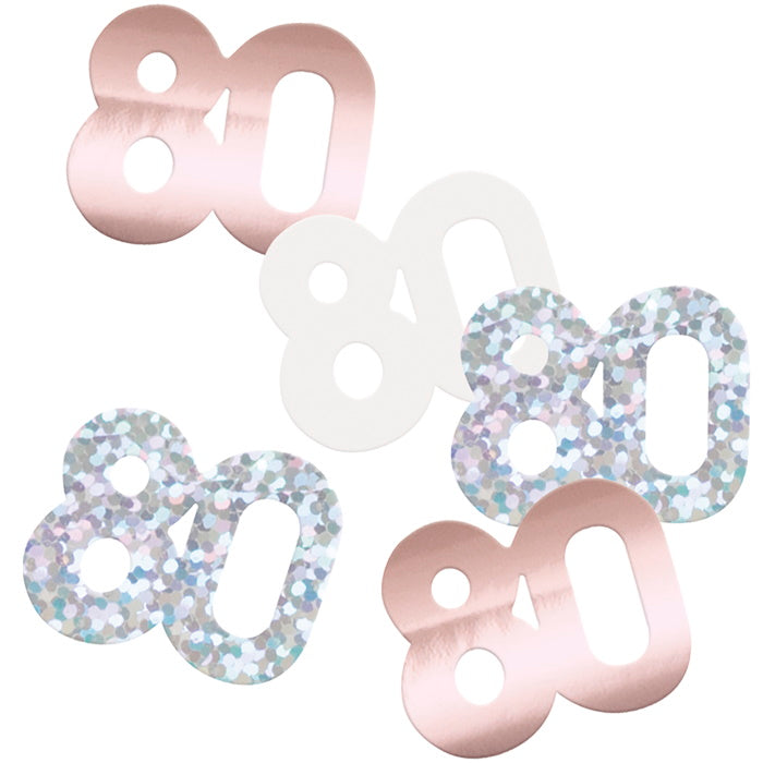 Rose Gold 80 Confetti 14g | Party Save Smile