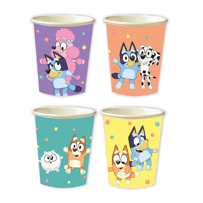 Bluey Party Cups Pack of 8 | Party Save Smile