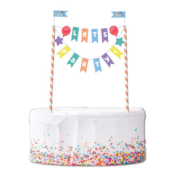 Bluey Party Cake Topper Bunting | Party Save Smile