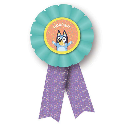 Bluey Birthday Rosette Badge | Party Save Smile