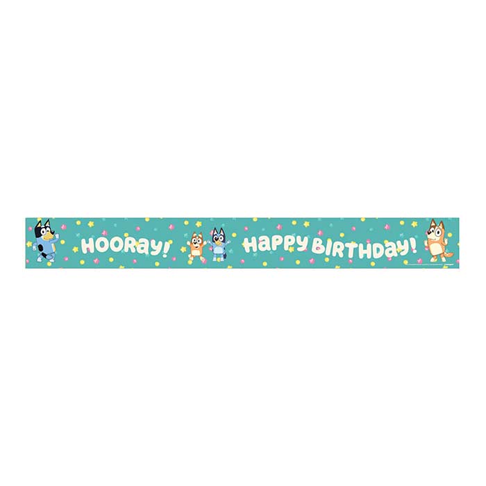 Bluey Birthday Party Banner 1.8 metres | Party Save Smile