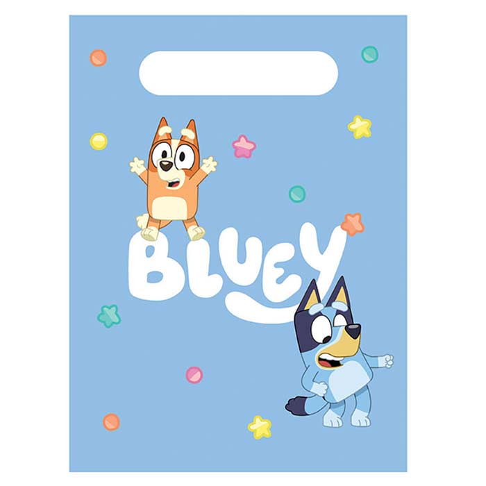 Bluey Paper Party Bags Pack of 8 | Party Save Smile