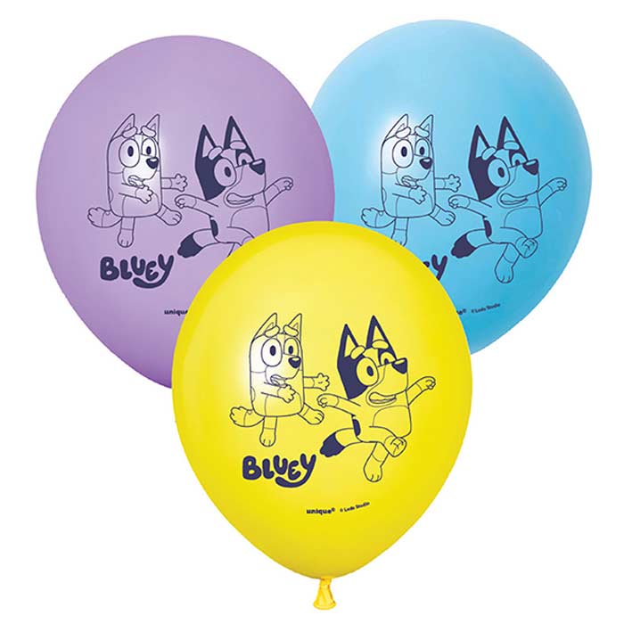 Bluey Party Balloons Pack of 6 | Party Save Smile