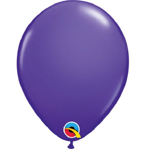 Purple 5 Inch Latex Balloons: Qualatex Decorator Balloons