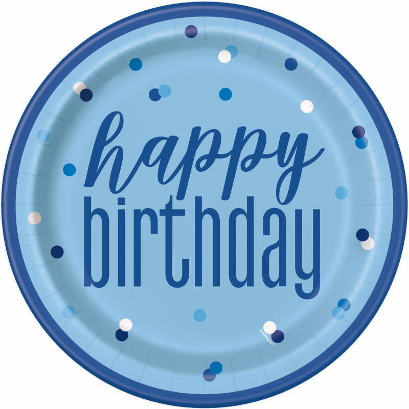 Blue Glitz 13th Birthday Pack – Teenager Banner & Decor