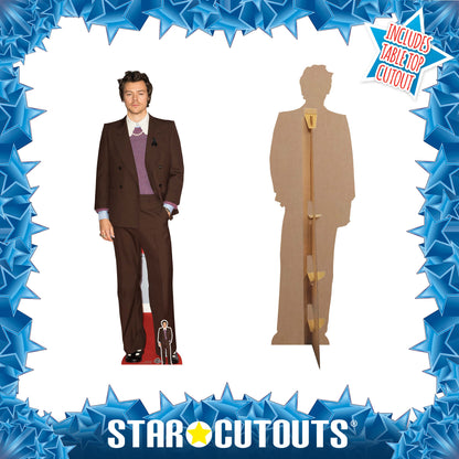 Harry Styles Cardboard Cutout Height 183cm Lifesize With Mini