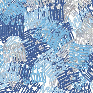 Blue & Silver Happy Birthday Confetti 14 Grams