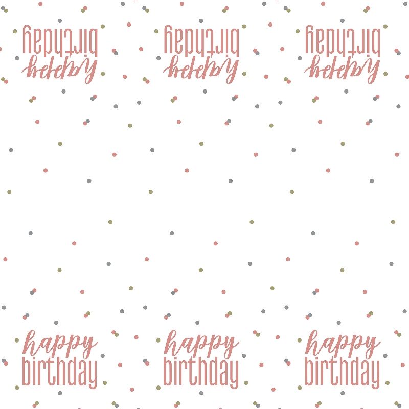 Rose Gold 90th Birthday Party Pack: Tableware Party Kit