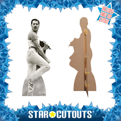 Freddie Mercury Life Size Cardboard Cutout Height 179cm Live Aid