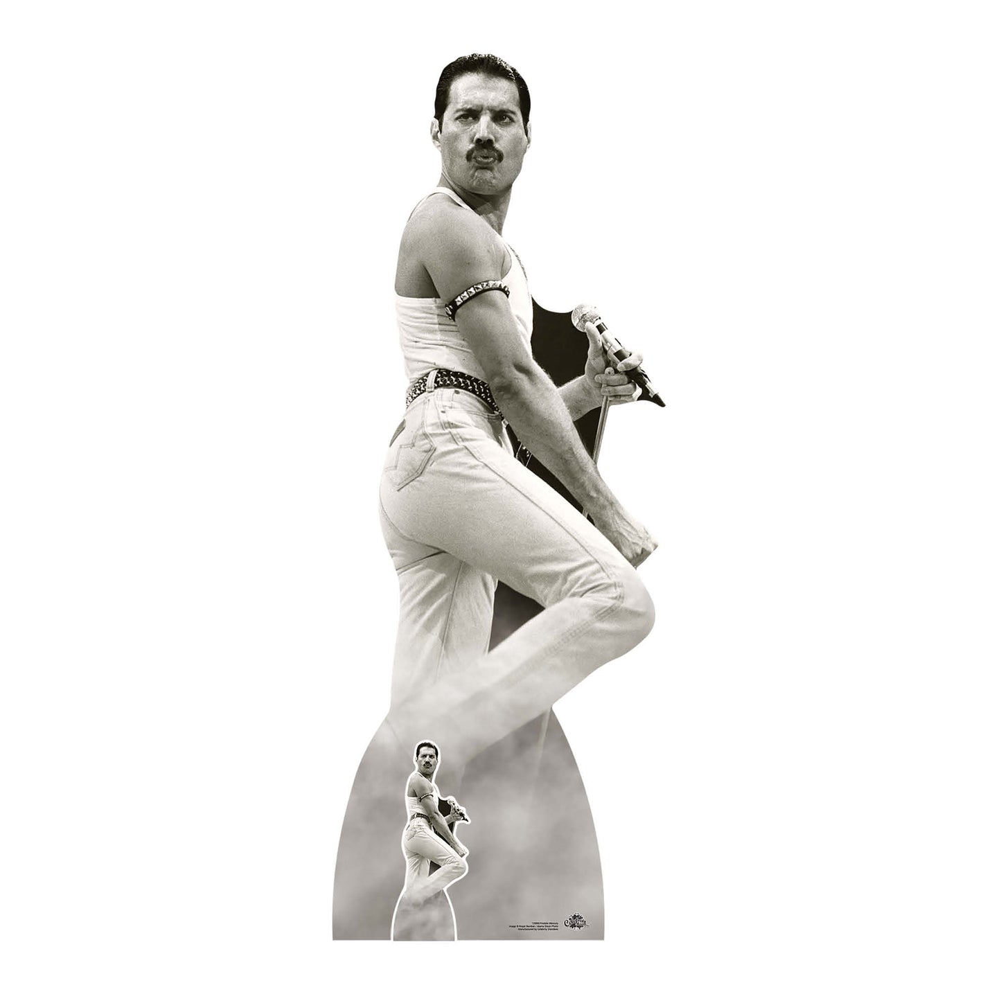 Freddie Mercury Life Size Cardboard Cutout Height 179cm Live Aid