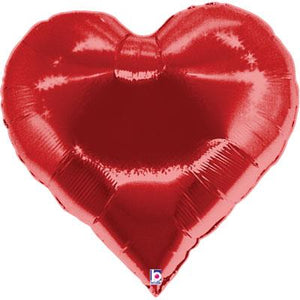 Giant Red Heart Foil Balloon 30 inches
