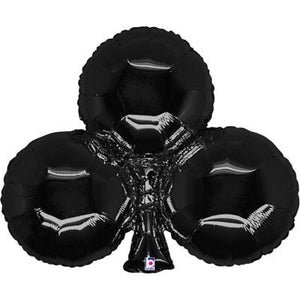 Black Club Shaped Foil Balloon 39 Inches