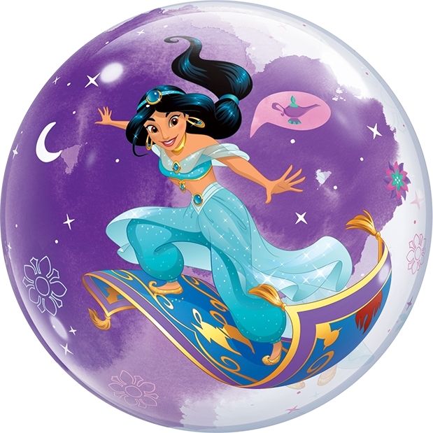 Jasmine Aladdin Bubble Balloon 22 Inches | Party Save Smile