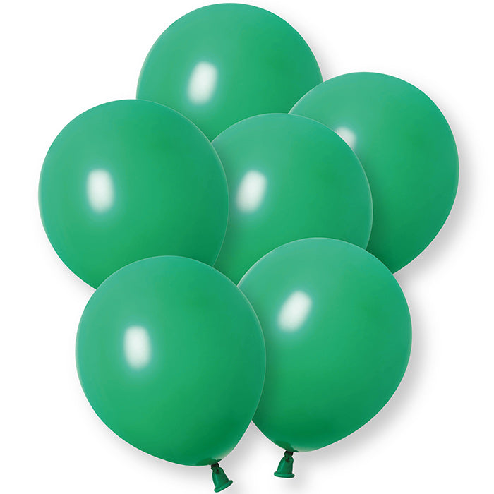 Green Latex Balloons 12 Inch 10 Pack | Party Save Smile