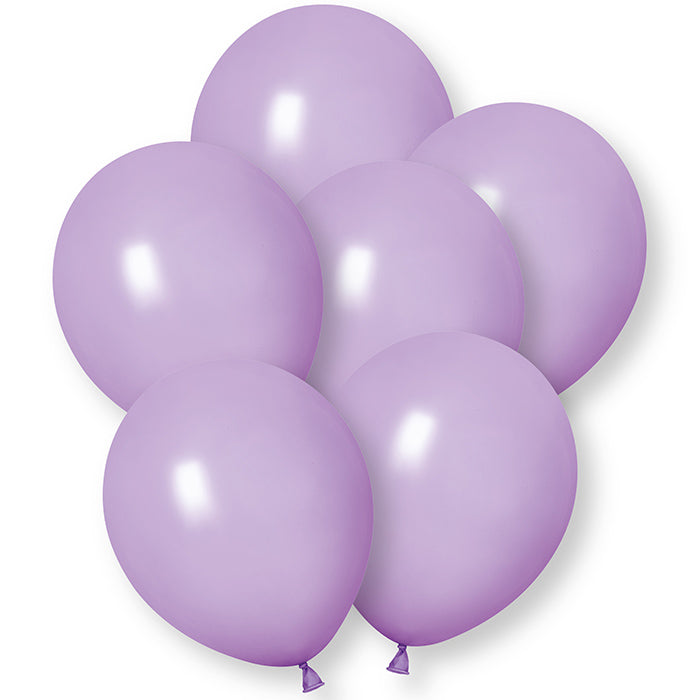 Lavender Latex Balloons 12 Inch 10 Pack | Party Save Smile