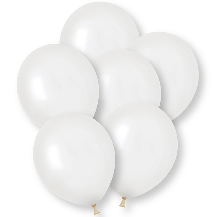 Crystal Clear Latex Balloons 12 Inch 10 Pack | Party Save Smile