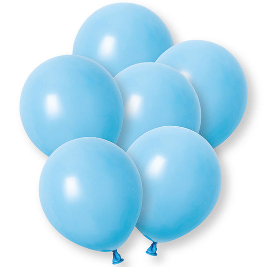 Light Blue Latex Balloons 12 Inch 10 Pack | Party Save Smile