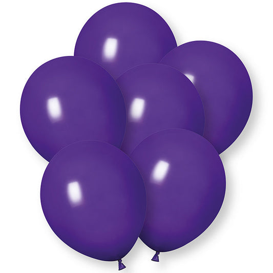 Purple Latex Balloons 12 Inch 10 Pack | Party Save Smile