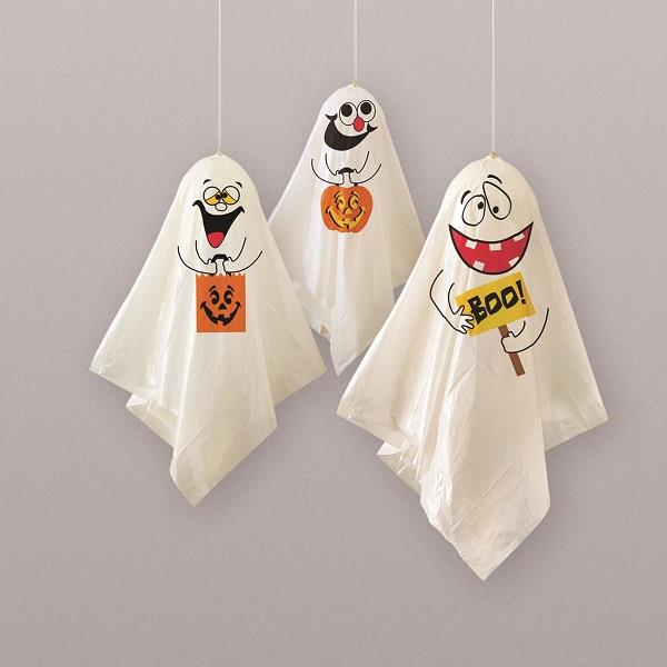 Ghost Halloween Hanging Decorations 88cm | Party Save Smile