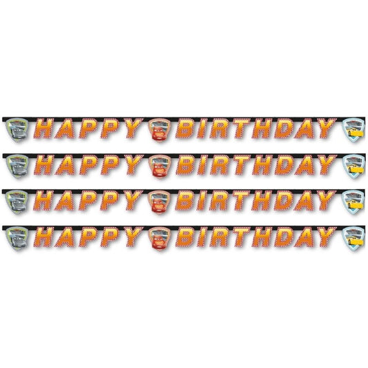 Disney Cars Birthday Banner 2 metres | Party Save Smile