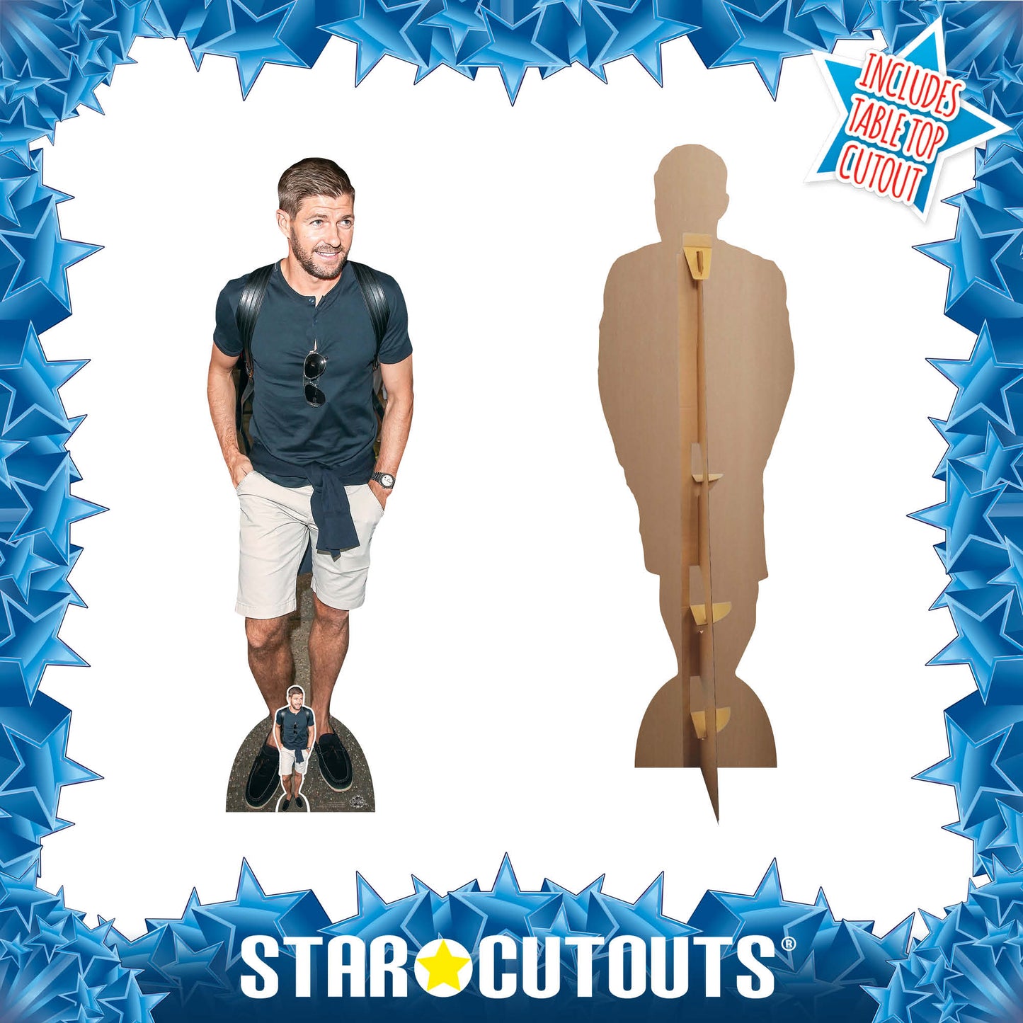 Steven Gerrard Cardboard Cutout Height 184cm Lifesize Cut Out With Mini