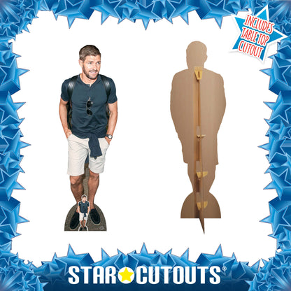 Steven Gerrard Cardboard Cutout Height 184cm Lifesize Cut Out With Mini