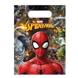 Spiderman Team Up Party Favour Loot Bags Pack of 6