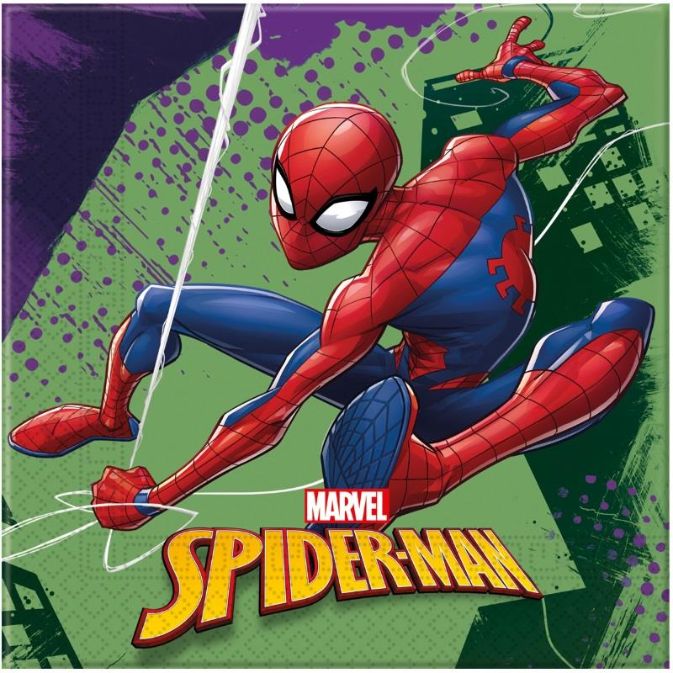 Spiderman Team Up Birthday Party Pack: Tableware & Decoration Kit