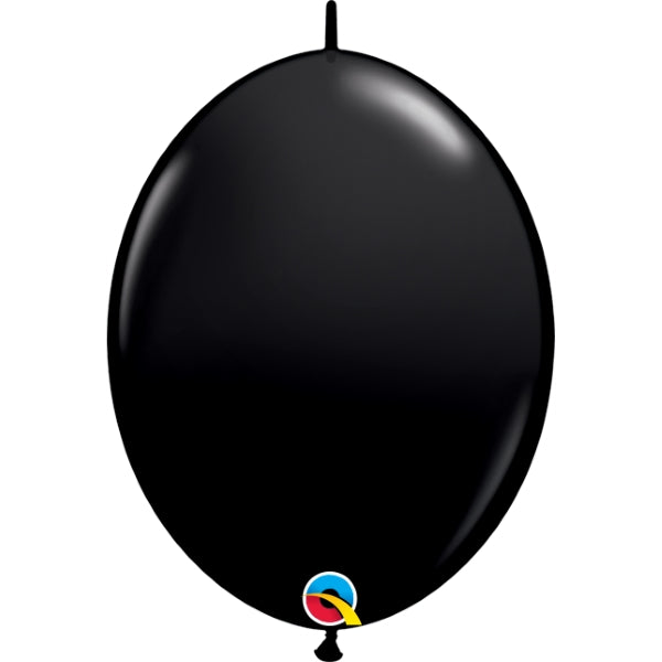 Black Quick Link Balloons Qualatex 6 inch | Party Save Smile