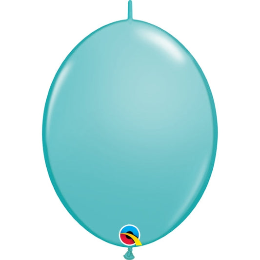 Qualatex Caribbean Blue Balloons - 6 inch Quicklink | Party Save Smile