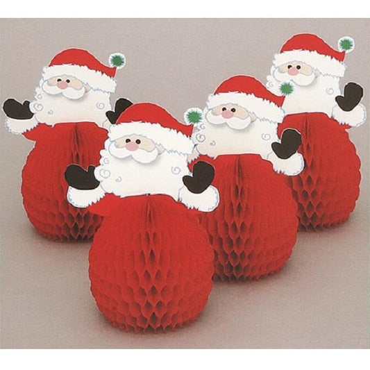 Santa Table Decorations Pack of 4 | Party Save Smile