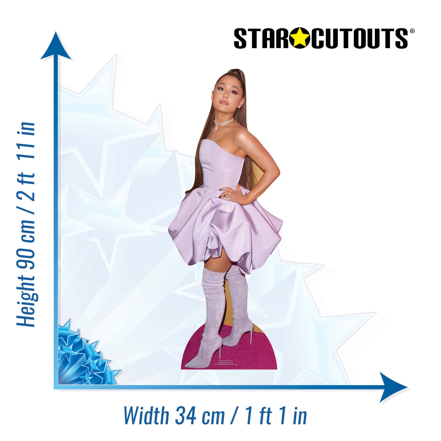 Ariana Grande Cut Out Mini Height 90cm Small Cardboard Cutout