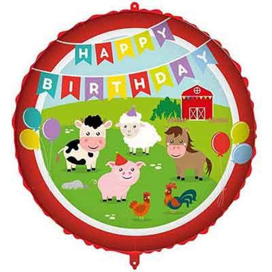 Farm Animals Foil Balloons - Celebrate 18 Inches | Party Save Smile
