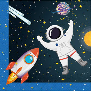 Space Themed Napkins Pack of 20