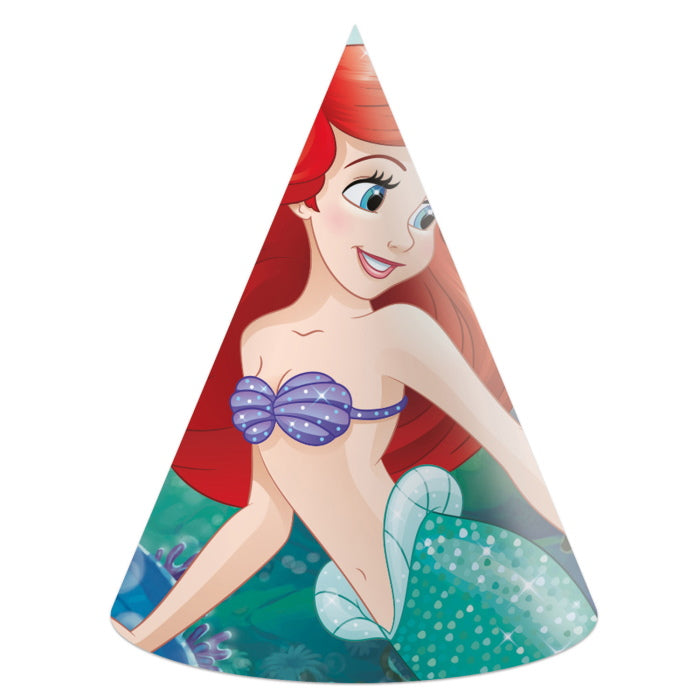 Little Mermaid Party Hats 6 Pack | Party Save Smile