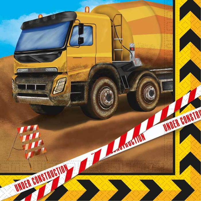 Construction Tableware Party Pack