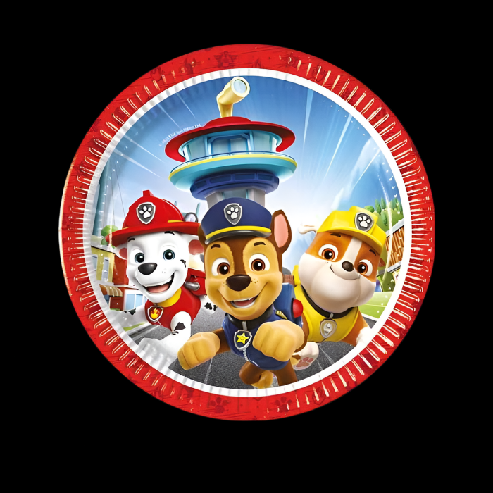 Paw Patrol Rescue Heroes Party Plates 8 Pack