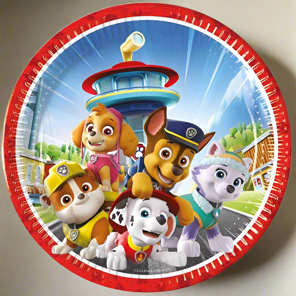 Paw Patrol Rescue Heroes Paper Plates 8 Pack
