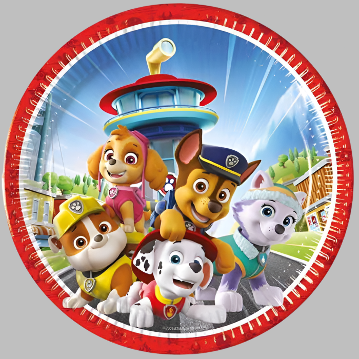 Paw Patrol Rescue Heroes Paper Plates 8 Pack
